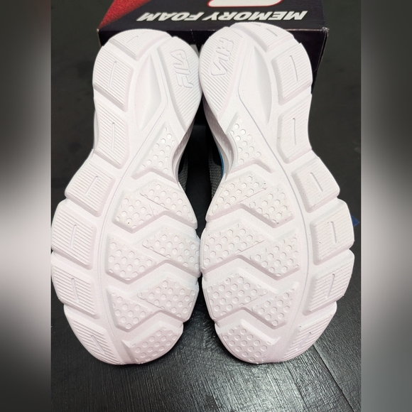 Fila Gray and Blue Running Shoes - Picture 8 of 8